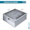 Amgood 15 in x 14 in. x 5 in. Stainless Steel Table Drawer DRAWER-1514-Z - alternate 3
